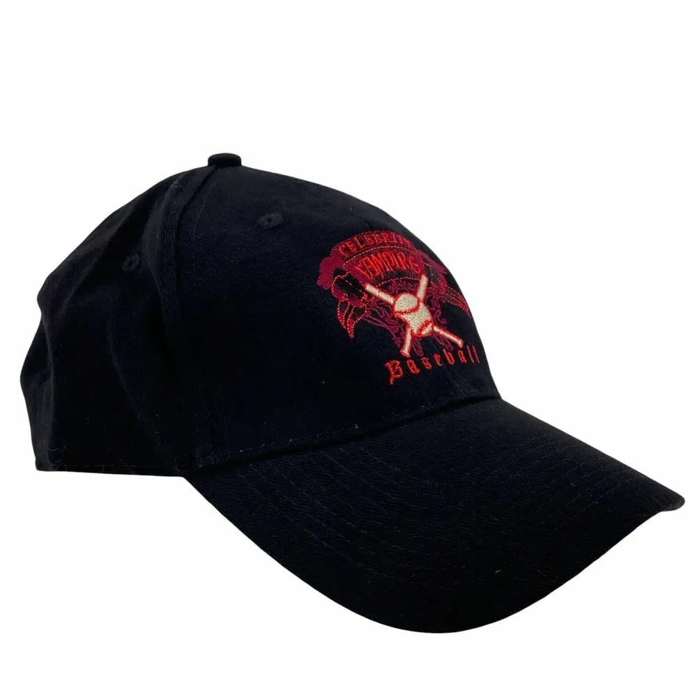 Celebrity Vampire Baseball Black Embroidered Adjustable Hat Cap One Size AMC